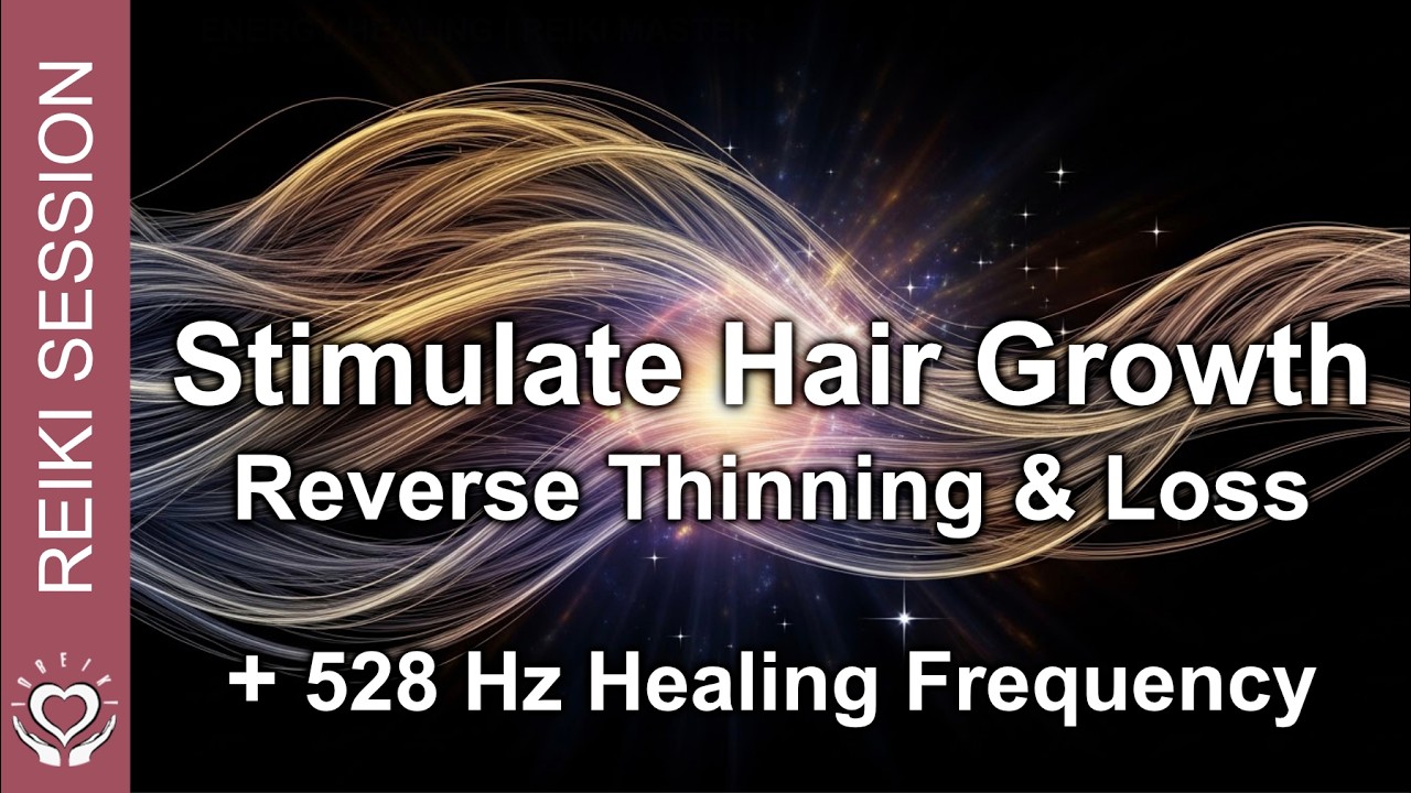 Reiki 528 Hz to Stimulate Hair Growth • Scalp Vitality • Follicle Stem Cell Rejuvenation • Stop Loss