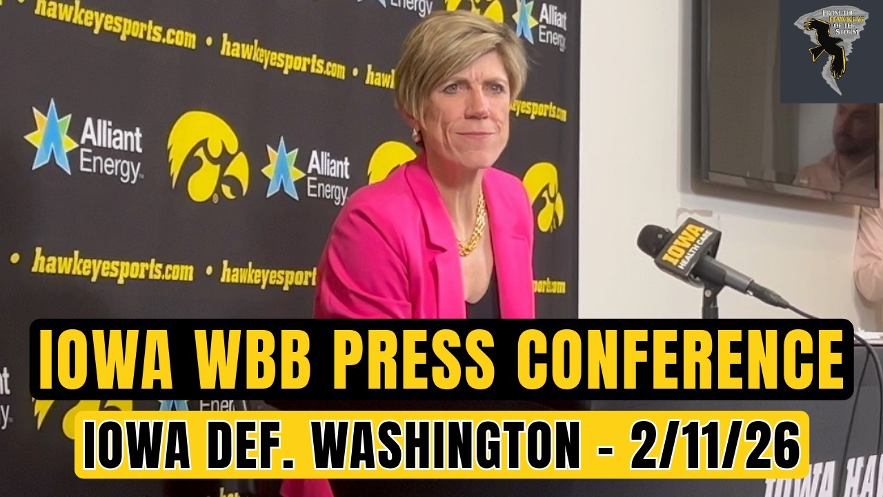Iowa Women's Basketball PRESS CONFERENCE: Jan Jensen reacts to team's Top 25 win over Washington