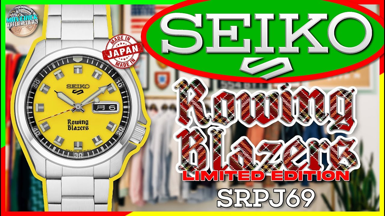 Disappointed | Seiko 5 Sports Rowing Blazers Collaboration Limited Edition SRPJ69 Unbox & Review