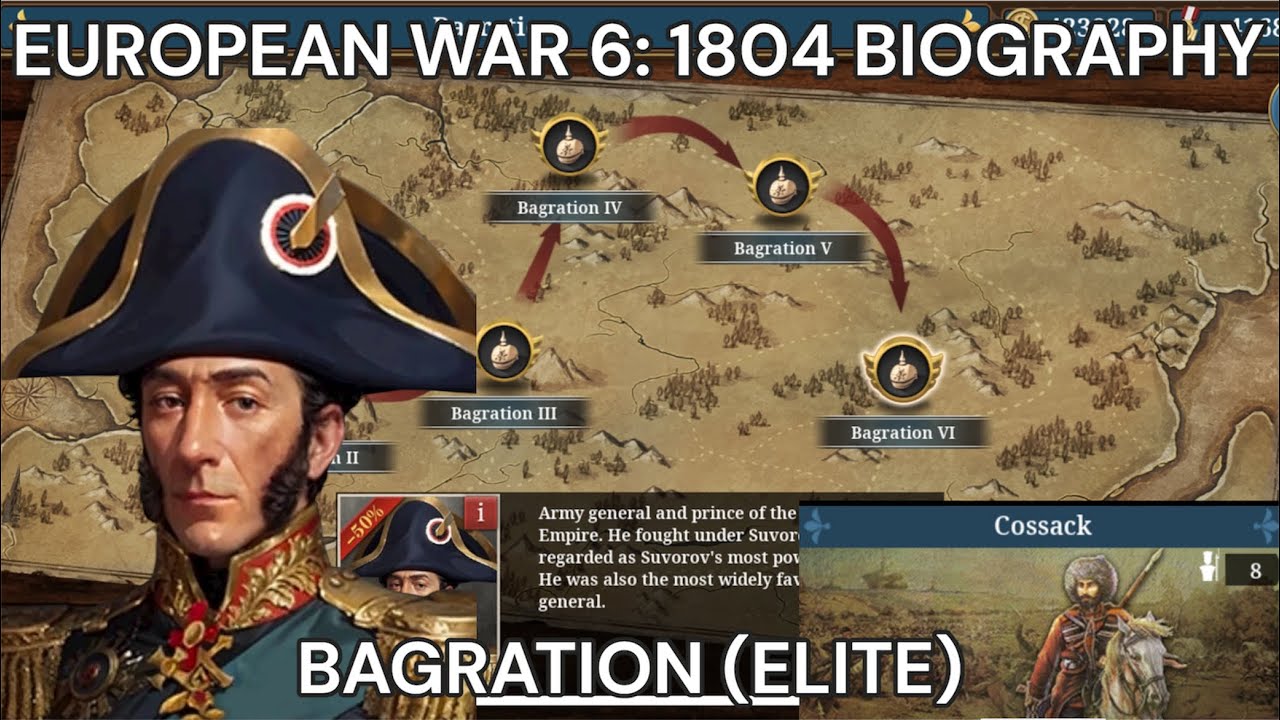 European War 6 1804 Biography: Bagration (Elite)