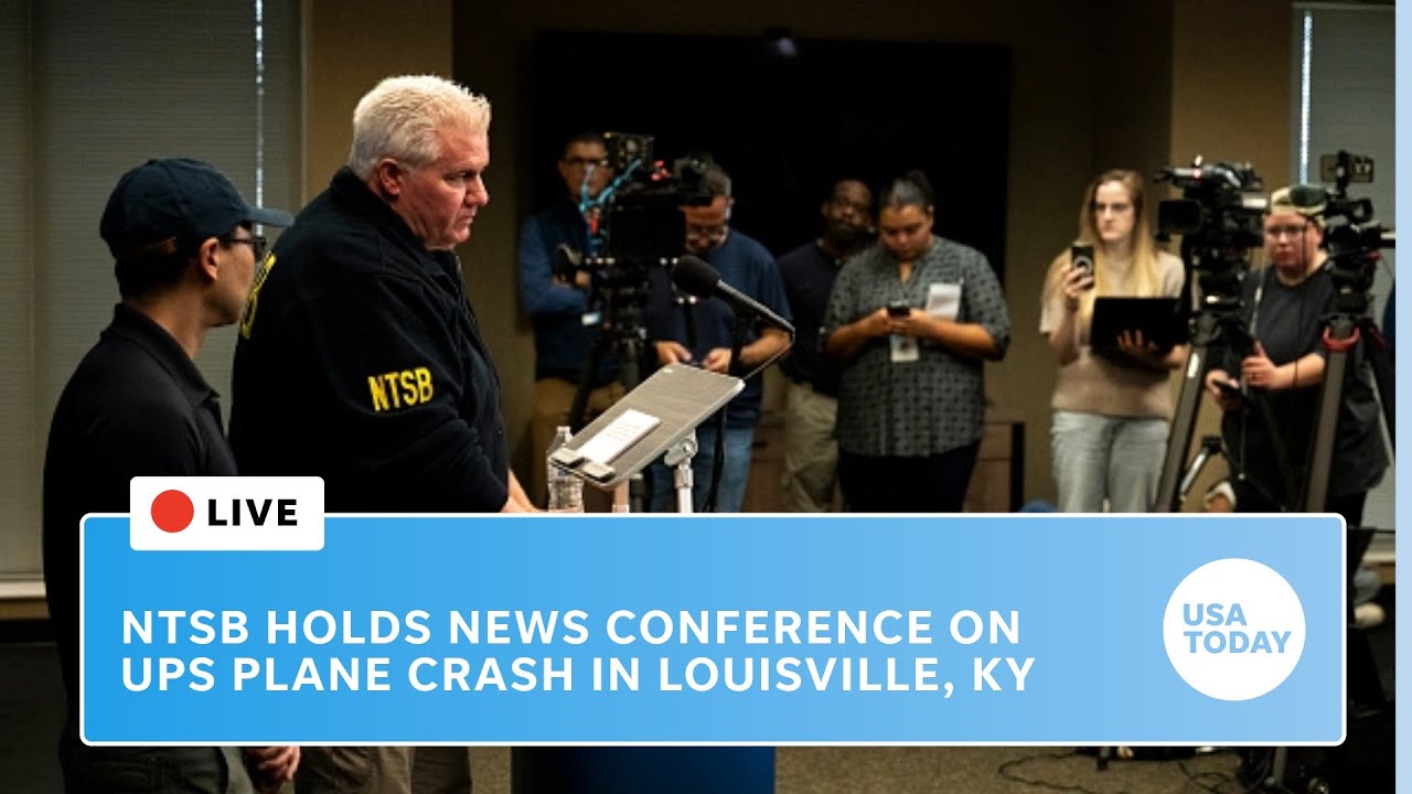 Watch live: NTSB officials update on fatal UPS plane crash
