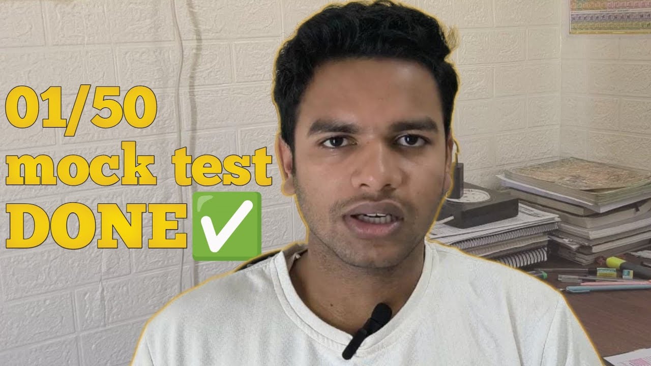 50 mock test in 50 days (NEET Comeback Challenge) | test 01