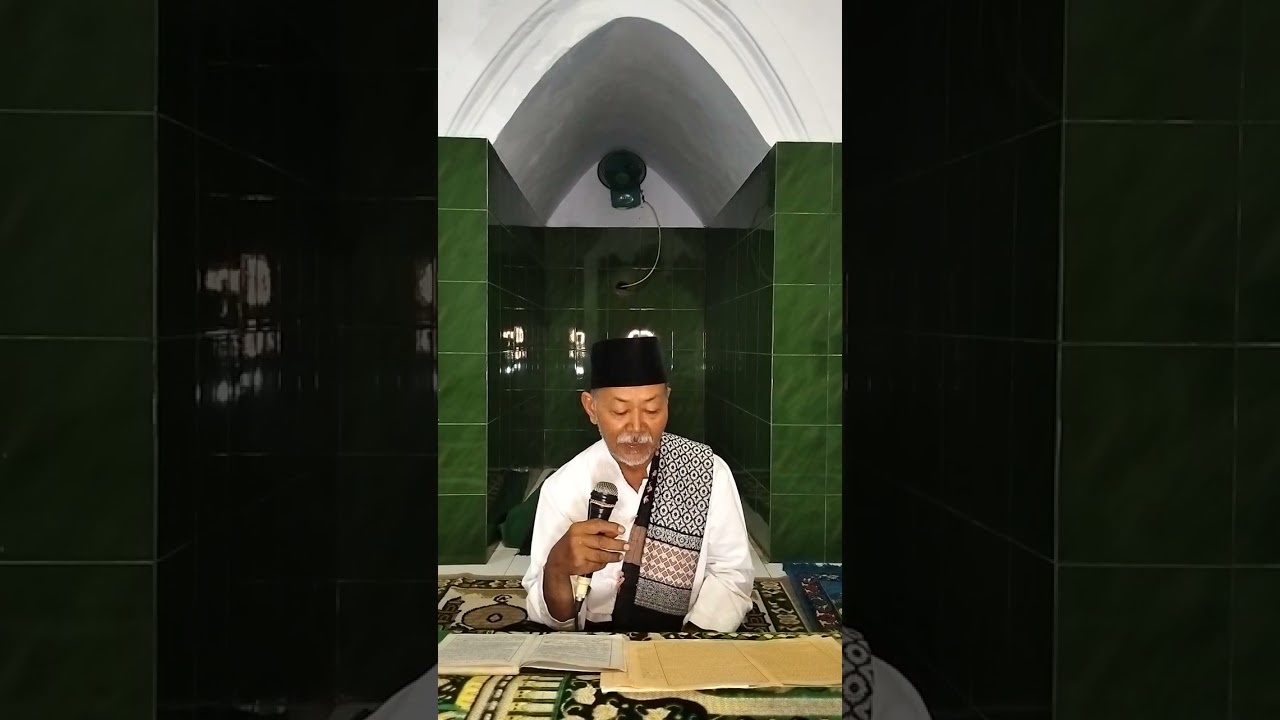 Sabar dan tabah dalam menghadapi musibah.