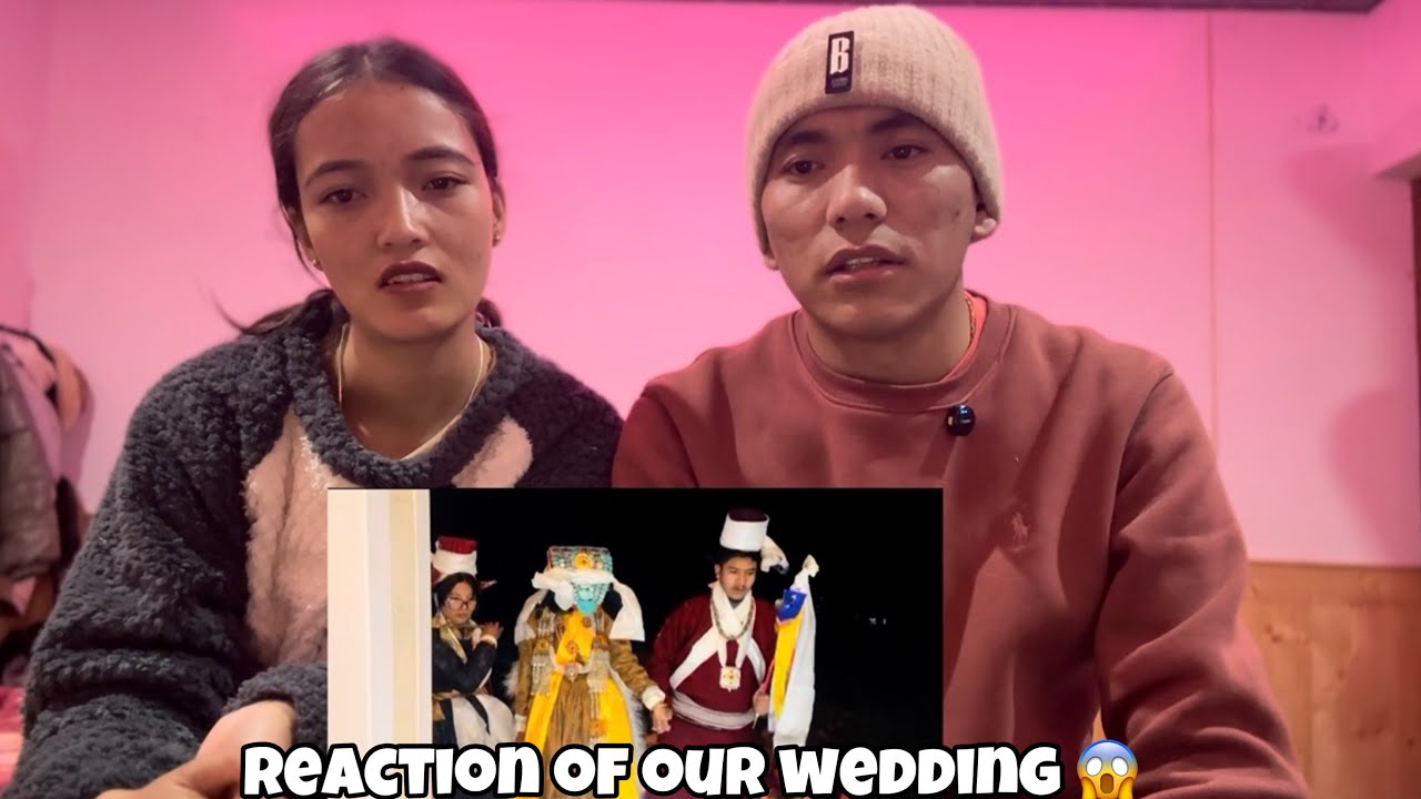 Reaction of our wedding 😱🥰#wedding #ladakhivlogger #spitivalley #viralvideos ￼