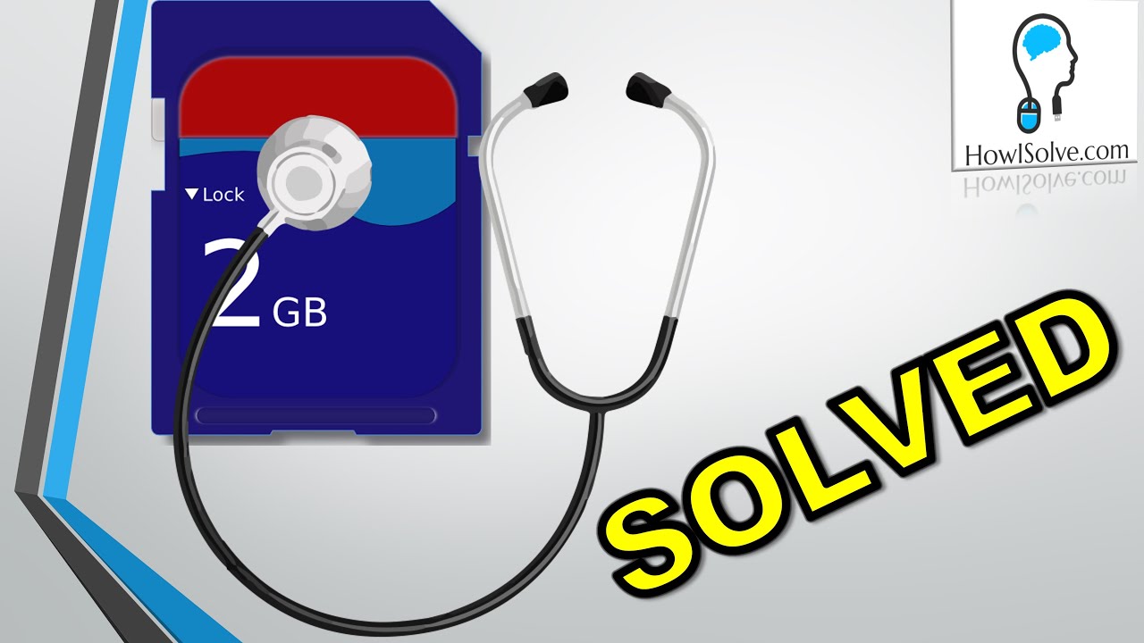 Solved: Damaged / 'Blank SD Card' Error