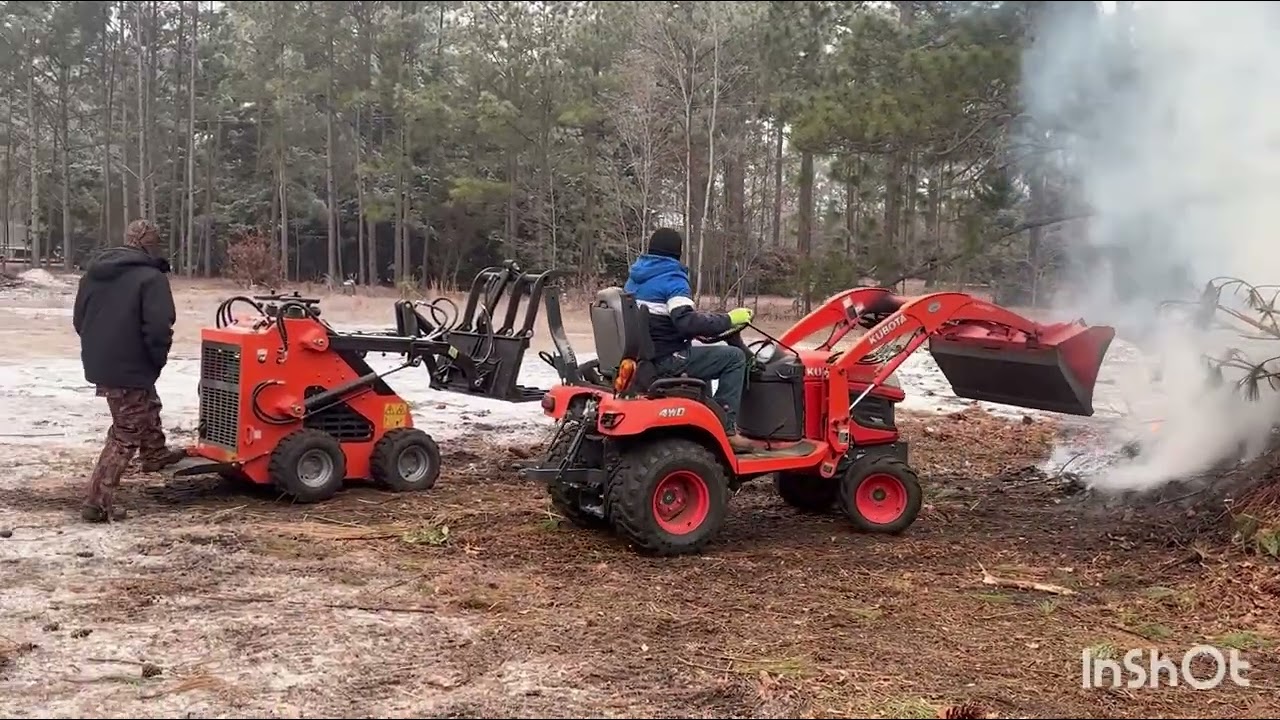 Mucho frío pero trabajando i en estas lumbres se quita 