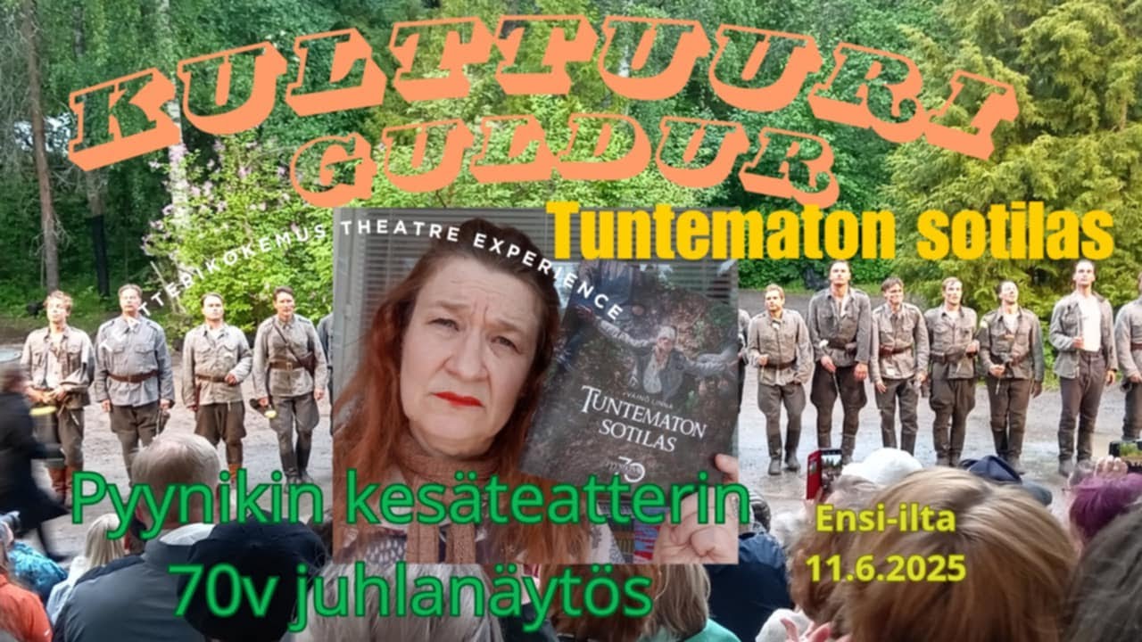 Tuntematon sotilas 70 v juhlanäytös Pyynikin kesäteatterissa 11.6.2025 Kulttuuri Guldurin silmin