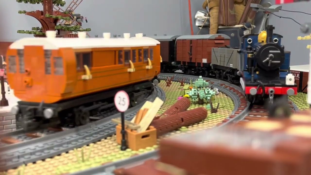 Another LEGO Train MOC running session