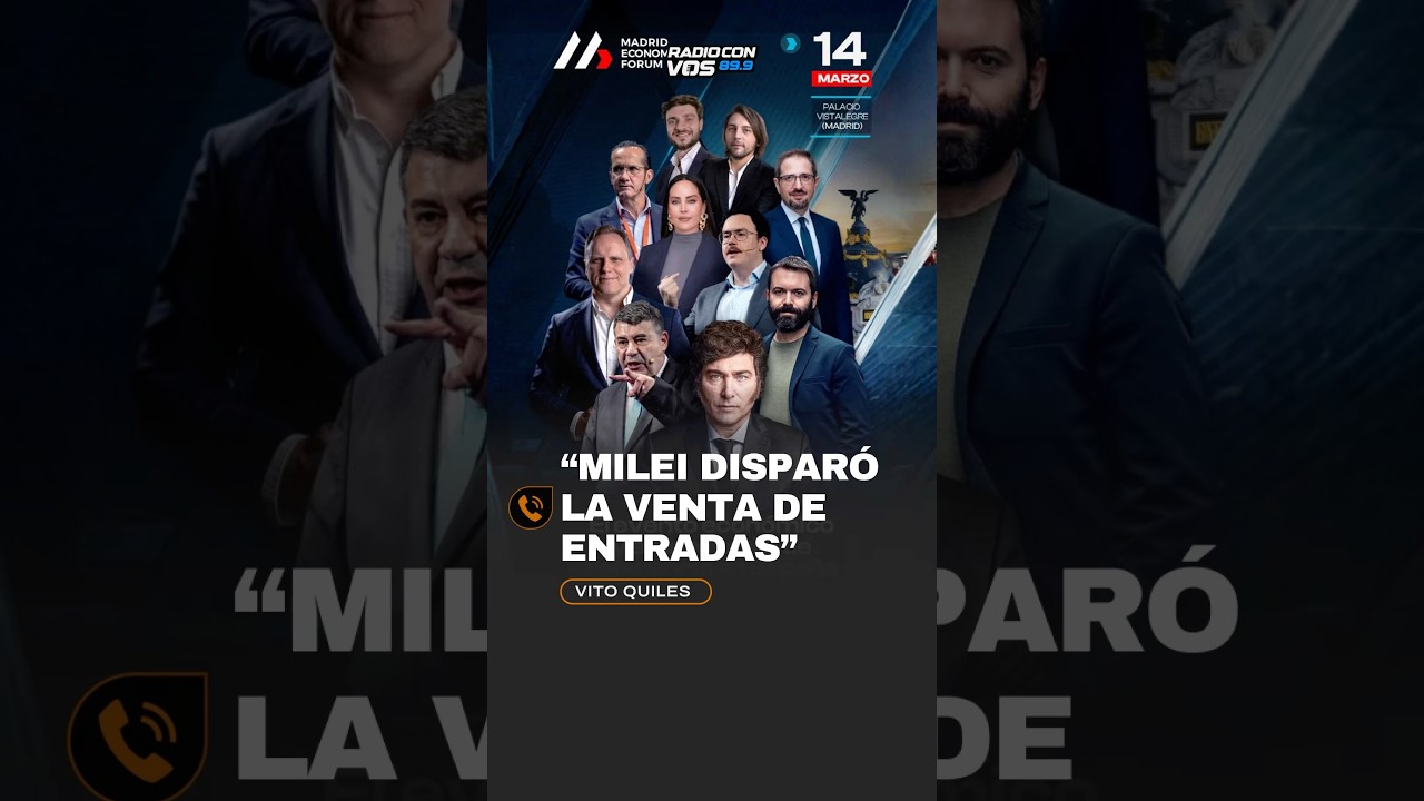 🗣️ JAVIER MILEI WILL PARTICIPATE IN THE MADRID ECONOMIC FORUM