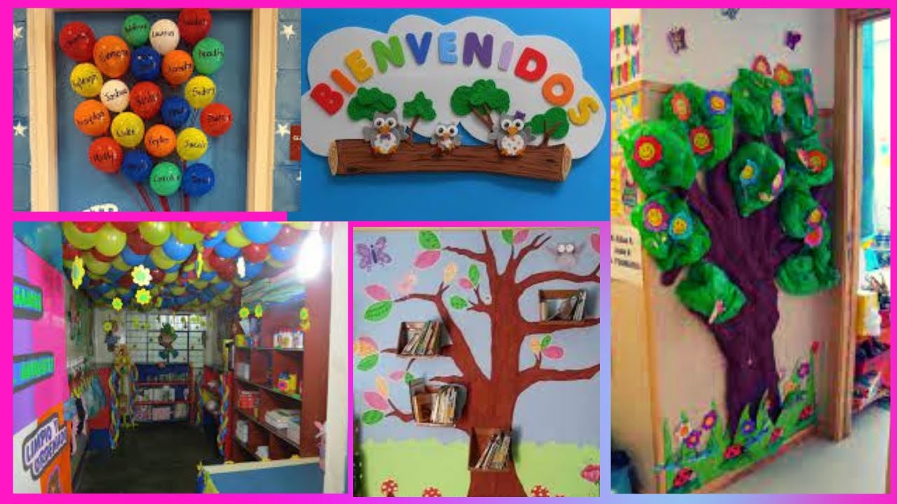 IDEAS PARA EMBELLECER TU AULA DE CLASES -  DECORA TU SALÓN EDUCATIVO - DECORA AMBIENTA TU AULA .