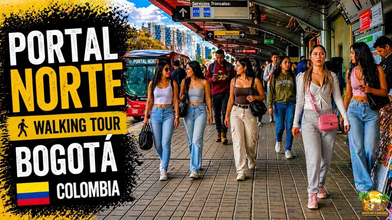 Portal Norte Bogotá Colombia | 4K Walking Tour Through Northern City Streets 🇨🇴