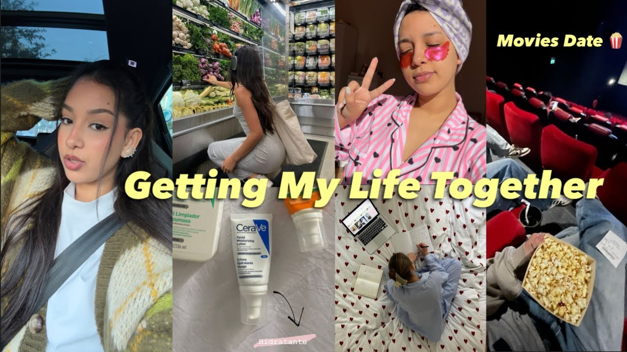 Getting my LIFE together 🚿🧹💻🍿