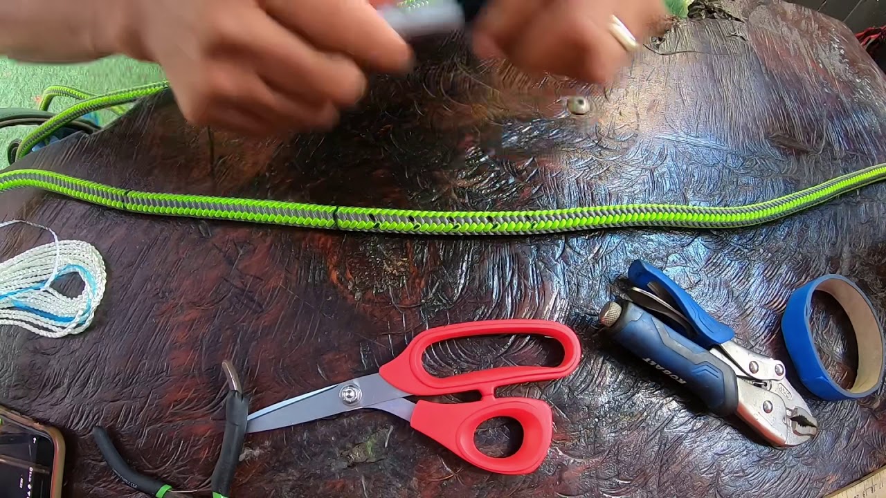 Cómo hacer un Ojo de empalme para soga de 16 hebras