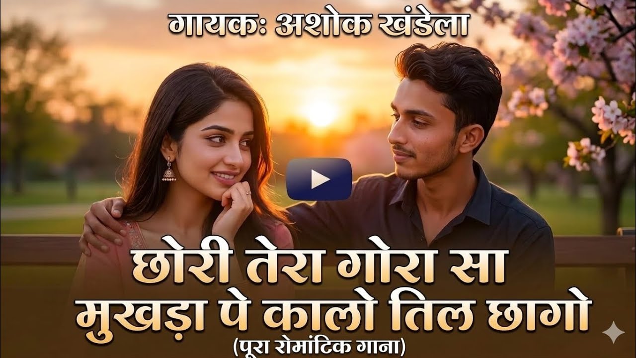 NEW 2026 SONG : chhori tera gorasa mukhda  : ASHOK khandela  MUSIC : KUMAWAT .#romatic #lovesong#sad