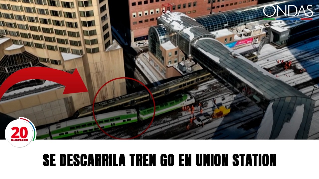 🔴 20 MINUTOS!! DESCARRILAMIENTO DE TREN GO EN UNION STATION