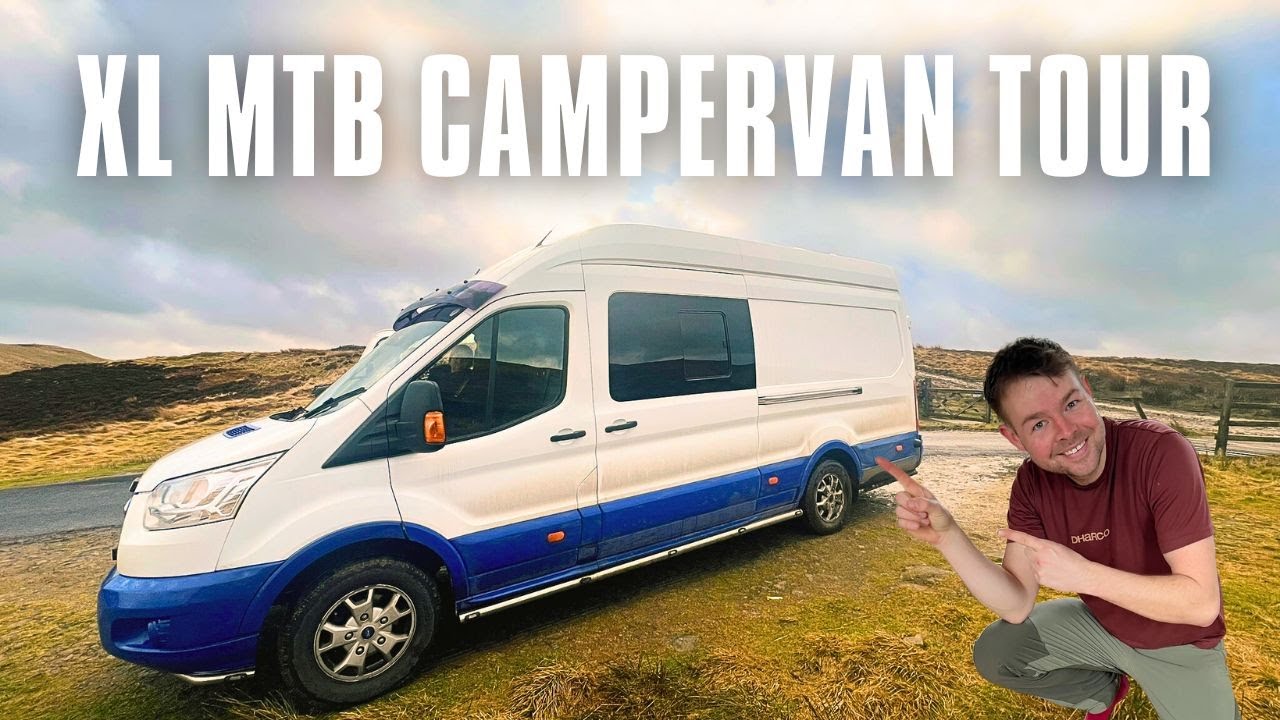 Van Tour | Наш огромный кемпер Ford Transit для приключений на горном велосипеде