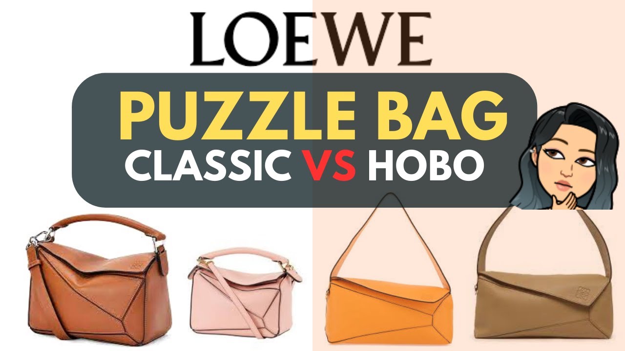 LOEWE PUZZLE BAG CLASSIC VS HOBO 💕😘 LOEWE PUZZLE HOBO REVIEW | LOEWE HANDBAG REVIEW