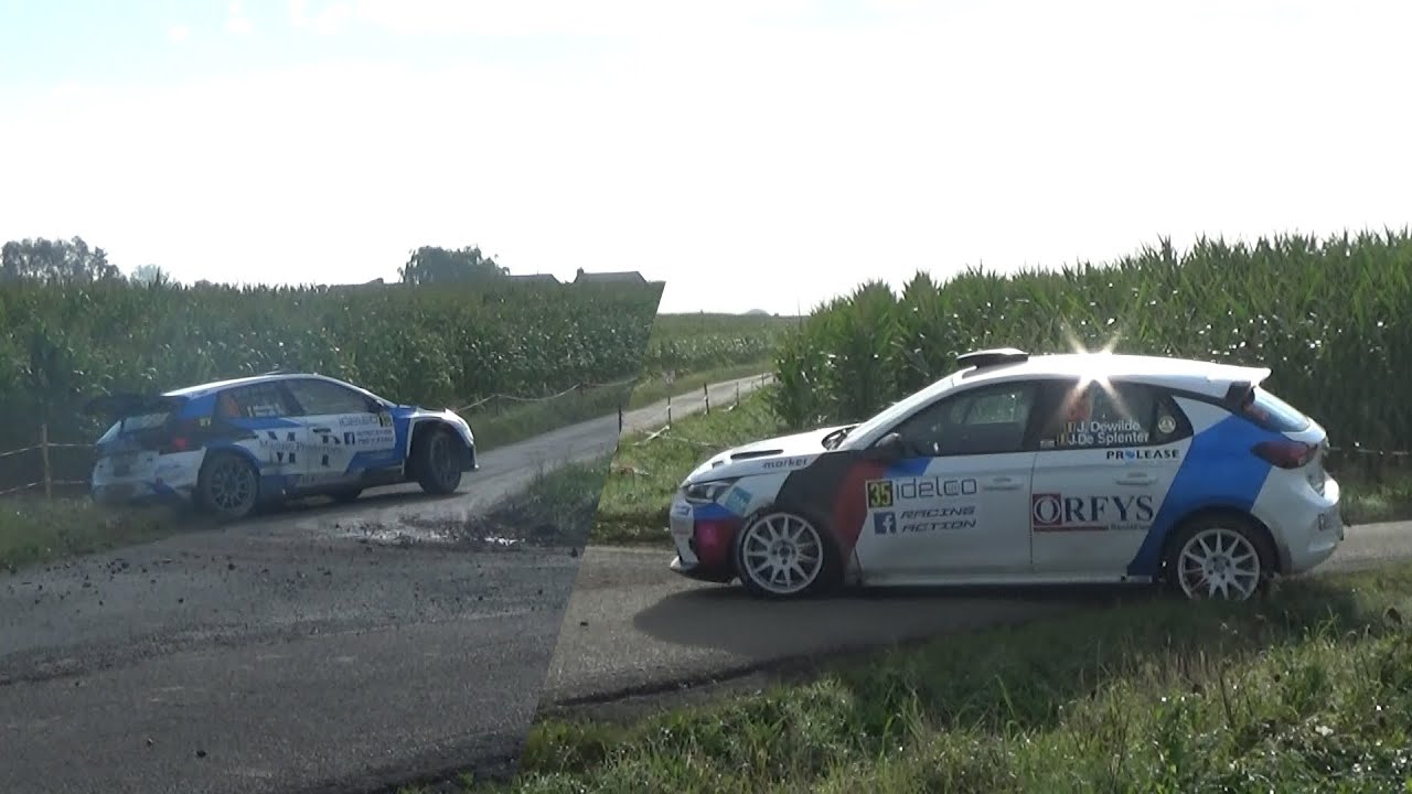 Omloop van Vlaanderen 2024 - SS7: Passendale 1 - all cars + reg (raw footage) - with mistake Dewilde