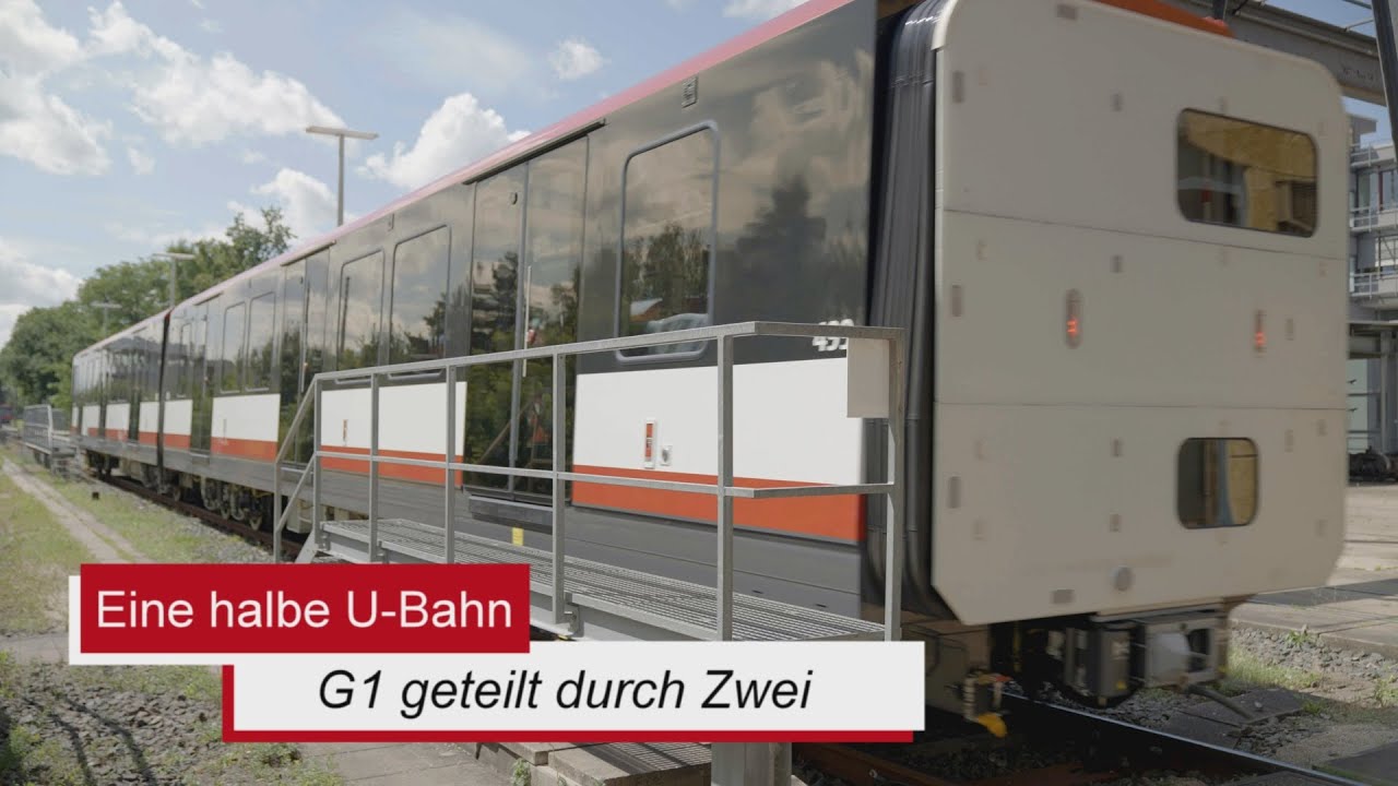 Eine halbe U-Bahn - G1 geteilt durch Zwei