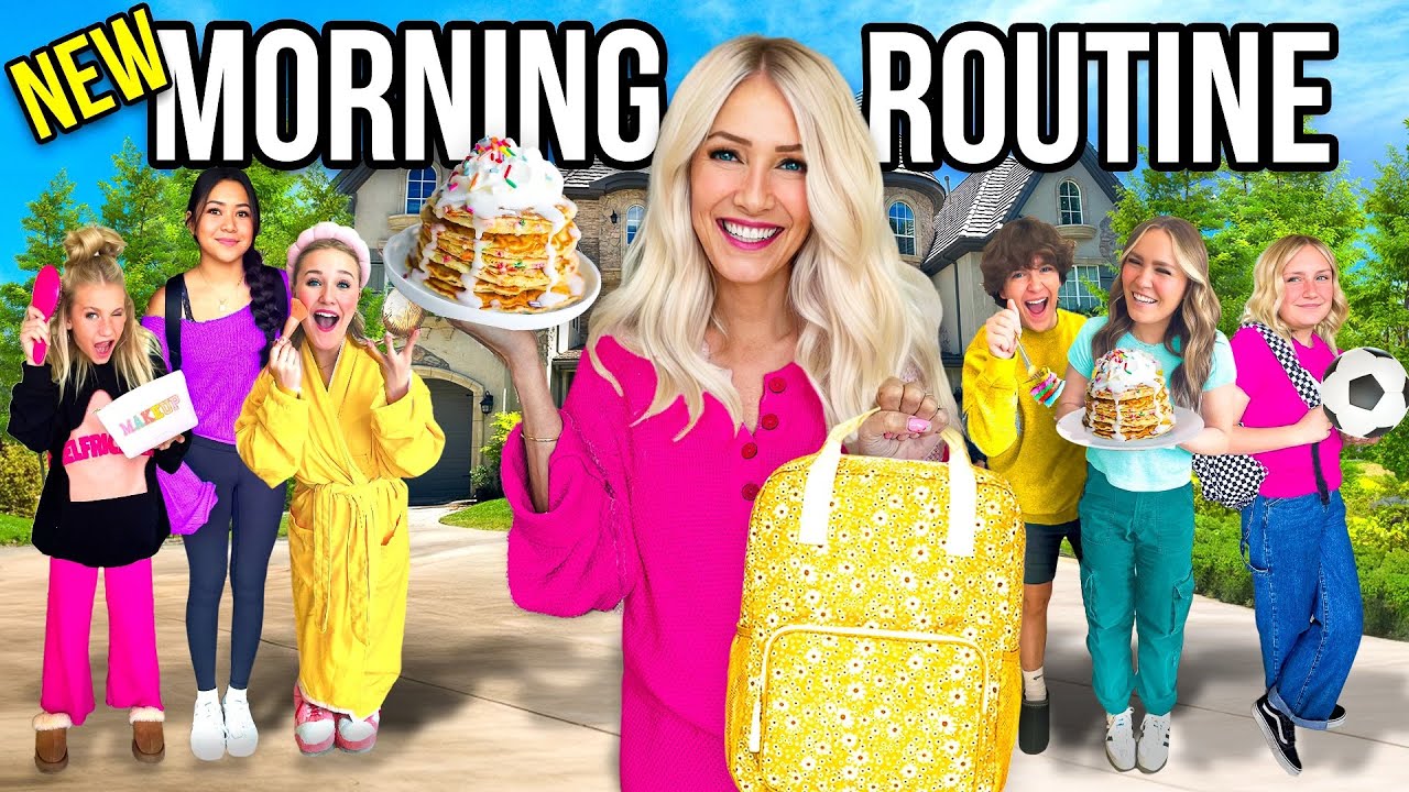 *NEW* SCHOOL MORNiNG ROUTiNE w/10 KiDS! 🎒