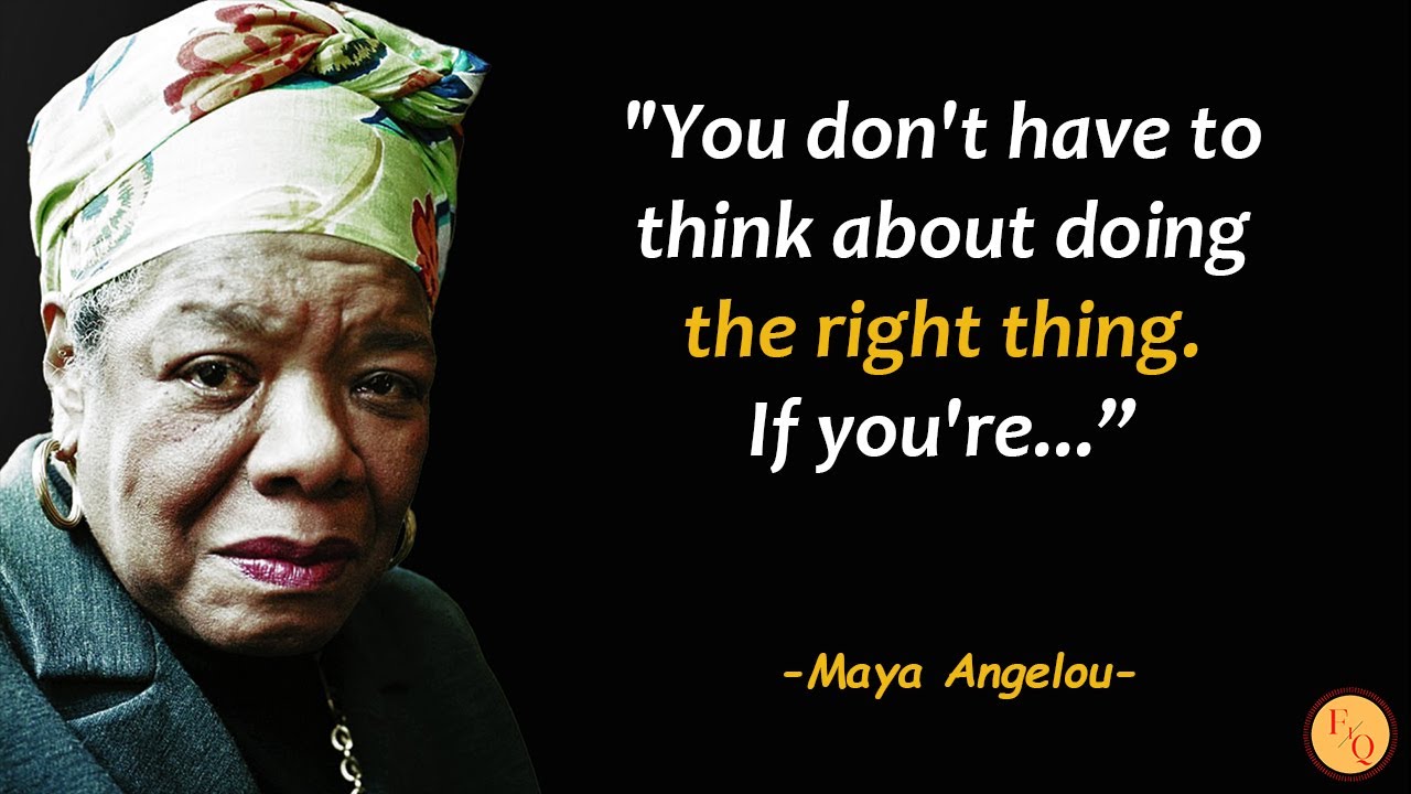 The Best Maya Angelou Quotes | Representations Of Black Beauty | Maya Angelou Quotes On Life