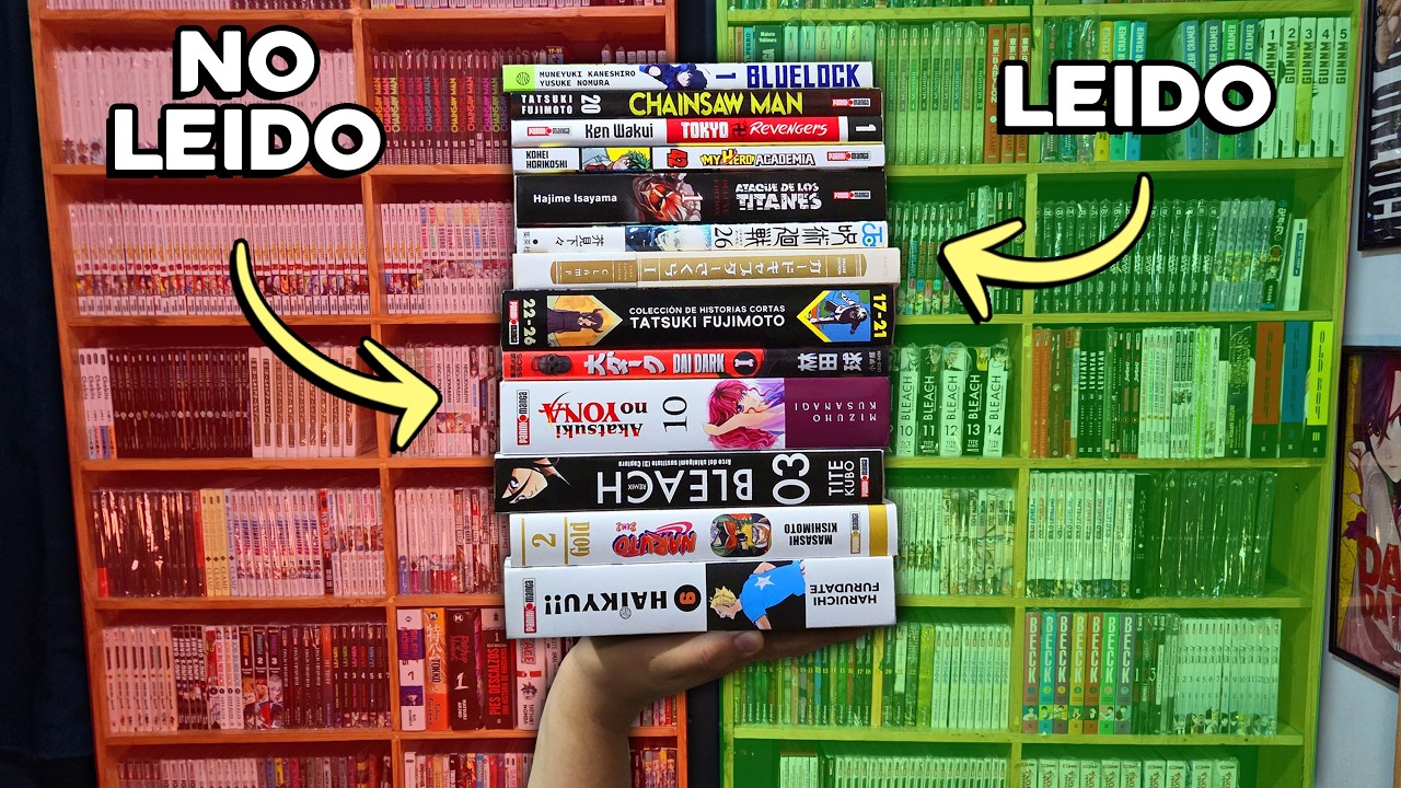 ¿Cuántos mangas de mi colección he leído realmente?