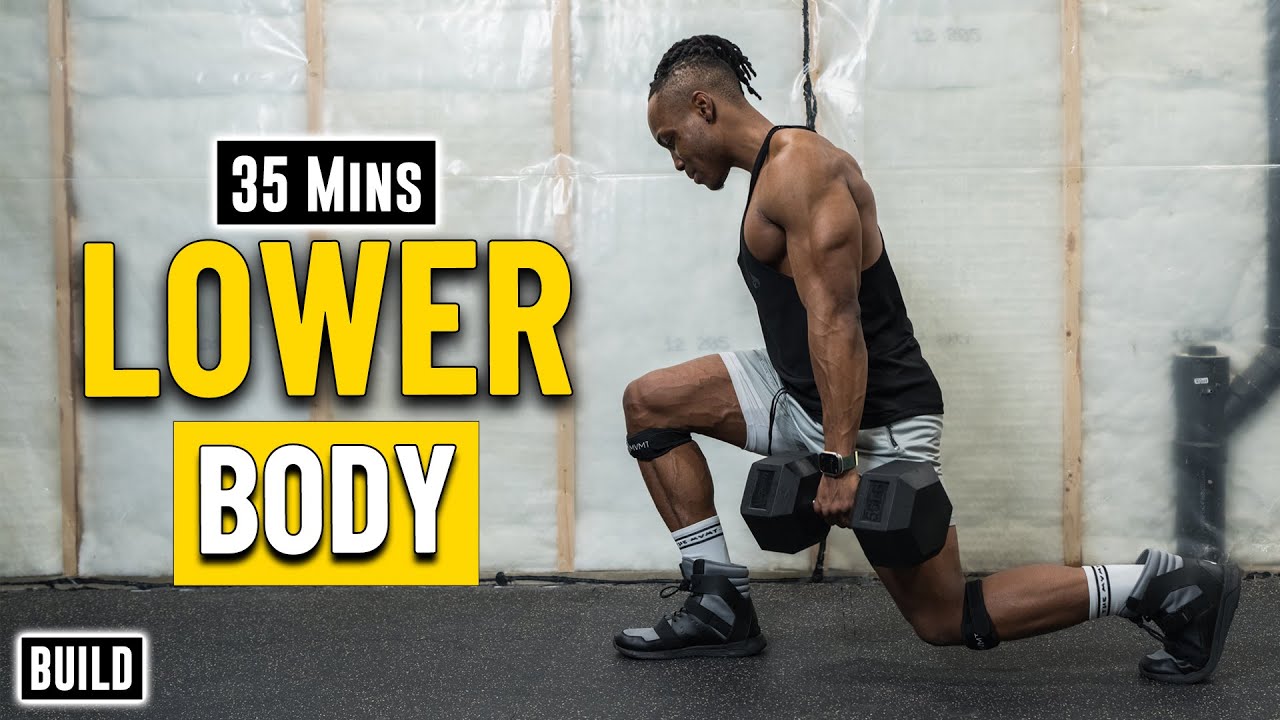 35 Mins Lowerbody Dumbbell Workout For Size & Strength Gains! | Build Muscle 16