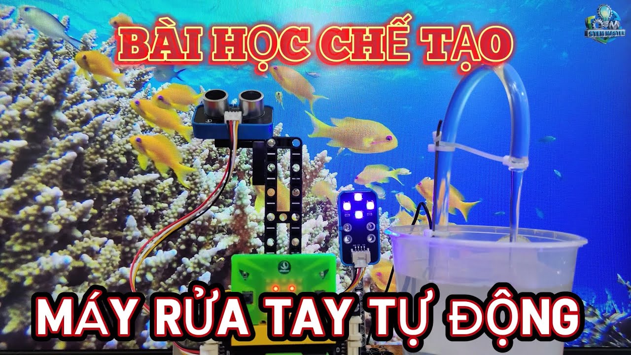 🚀 Chế Tạo Máy Rửa Tay Tự Động Bằng LEGO – Hoạt Động Cực Mượt!