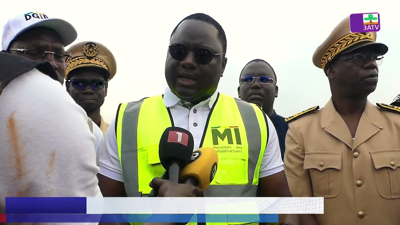 LA VISITE DU MINISTÈRE DES INFRASTRUCTURES DANS LES CHANTIERS DE CONSTRUCTION DE L’UNIVERSITÉ DE KD