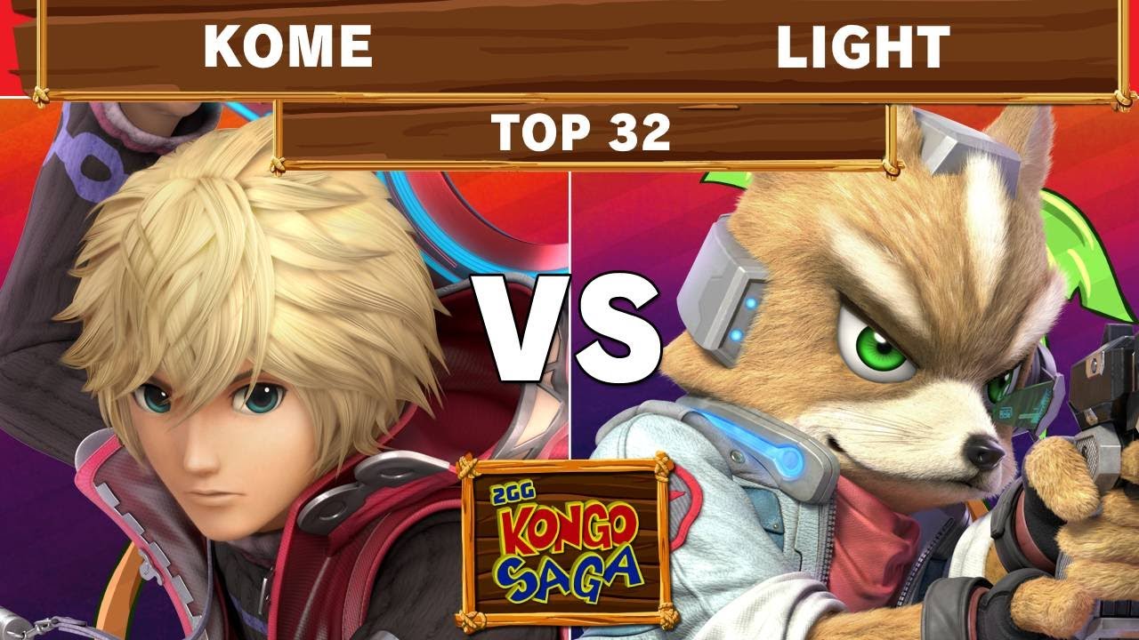 2GG Kongo Saga - Kome (Shulk) VS Rogue | Light (Fox) Top 32 - Smash Ultimate