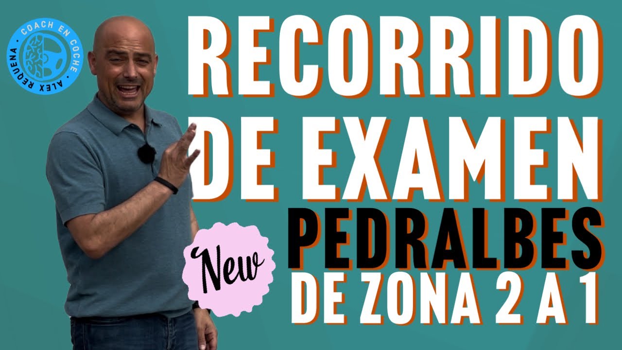 RECORRIDO EXAMEN CON ALUMNO en ZONA 2 (Pedralbes) hasta ZONA 1segunda parte #recorridodeexamen