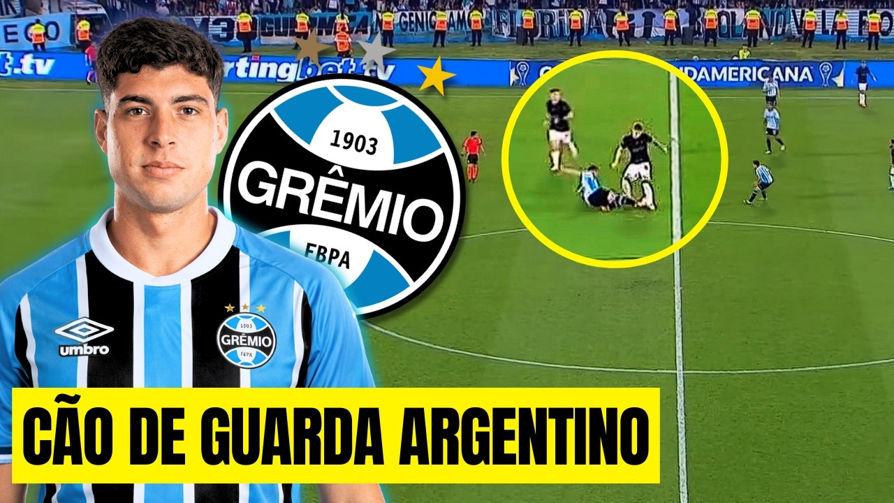 Como joga NARDONI, novo REFORÇO do GRÊMIO | Análise Tática