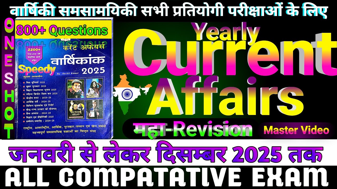 Current Affairs MCQ 2025 l Last 1Year Current Affairs 2025 #oneshot#revision #currentaffairs #gk #iq
