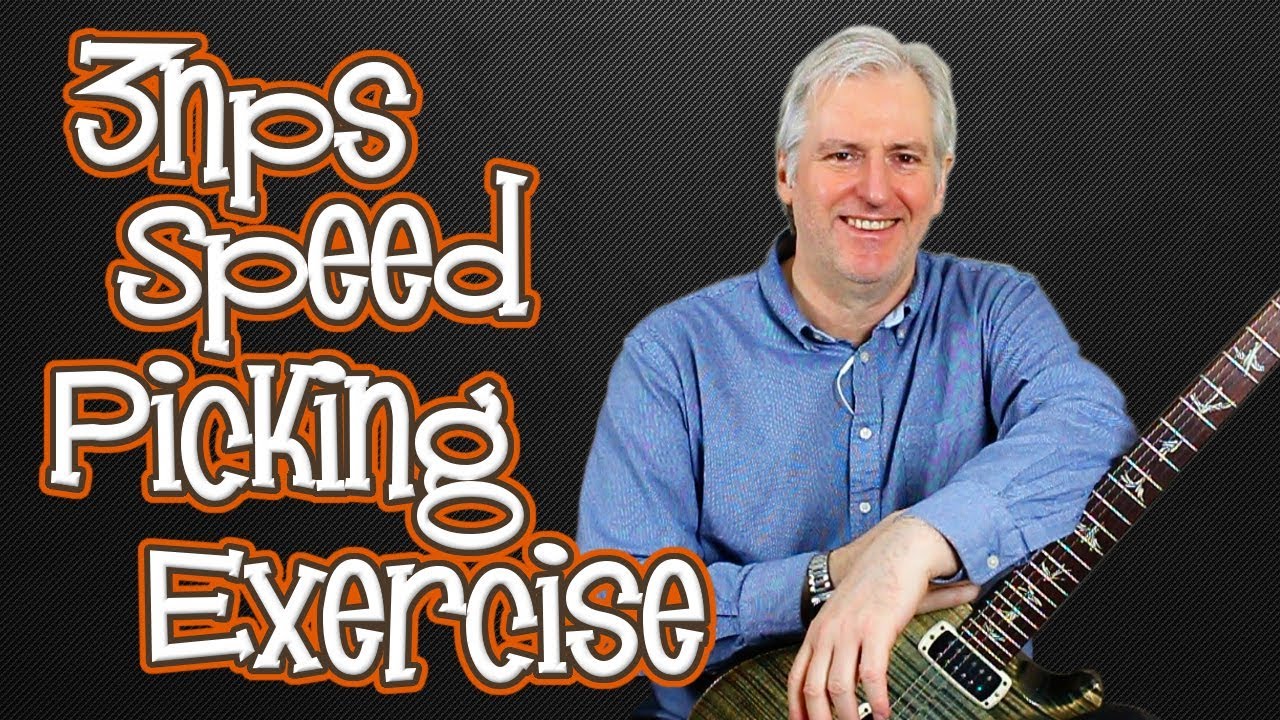 3 Note Per String Speed Picking Exercises