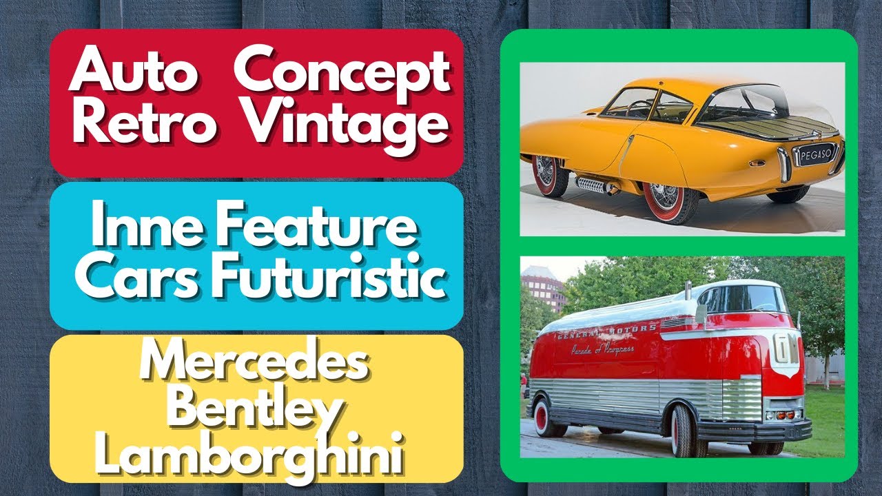 AUTO CONCEPT RETRO VINTAGE OTHER INNE SAMOCHODY KONCEPCYJNE FEATURE 40s 50s 60s 70s 80s 👇 opis👇👁️👁️