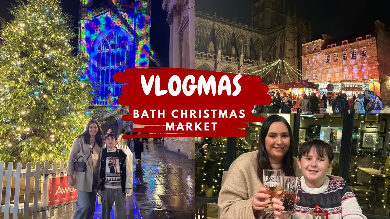 VLOGMAS: Привет, декабрь! 🎄 Рождественская ярмарка в Бате + семейная пижама Primark✨
