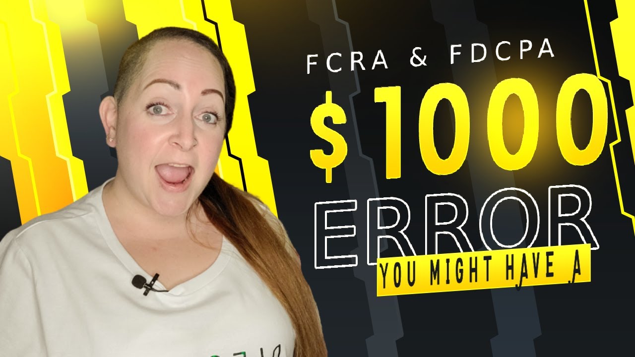 $1000 Credit Report Error | Notorious FCRA & FDCPA Violation