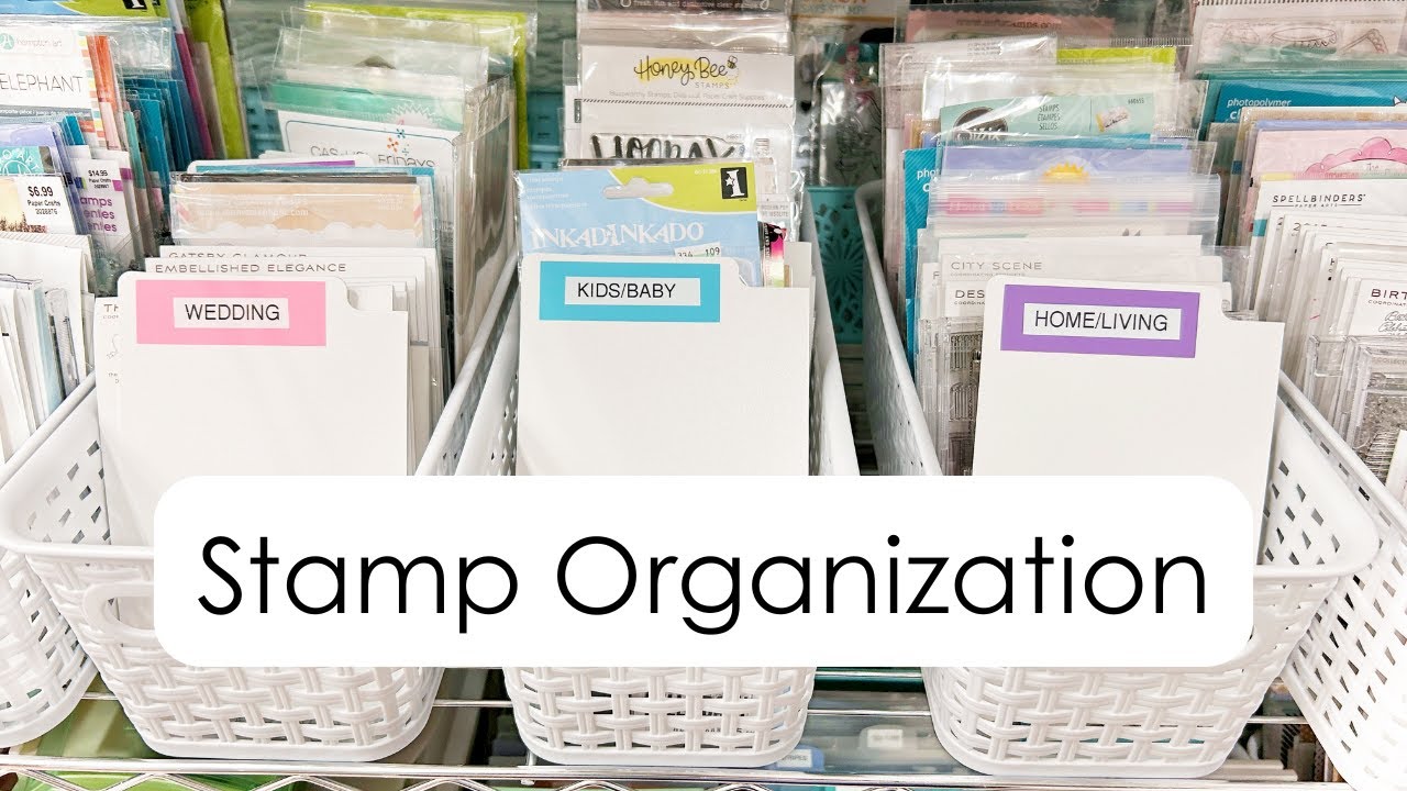 A Closer Look:  My Stamp Set Organization System