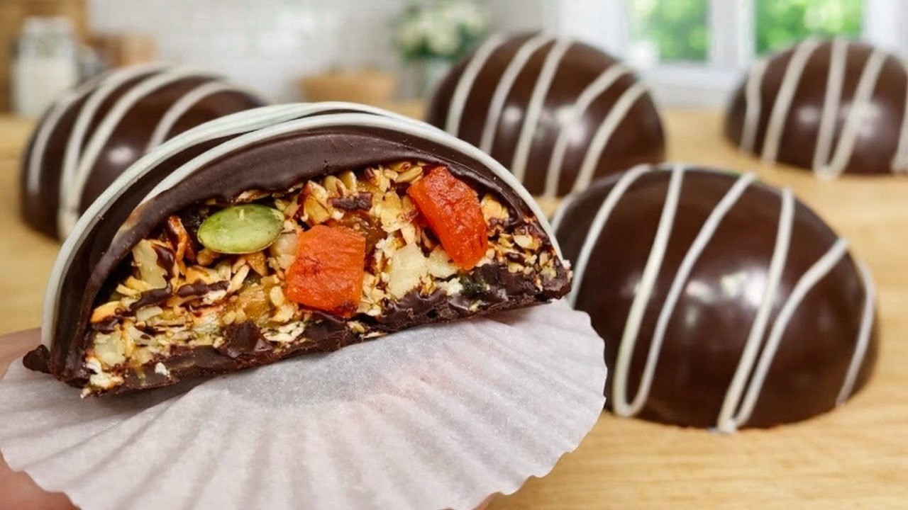 Ohne Backen, ohne Zucker! Gesundes Dessert in 5 Minuten!