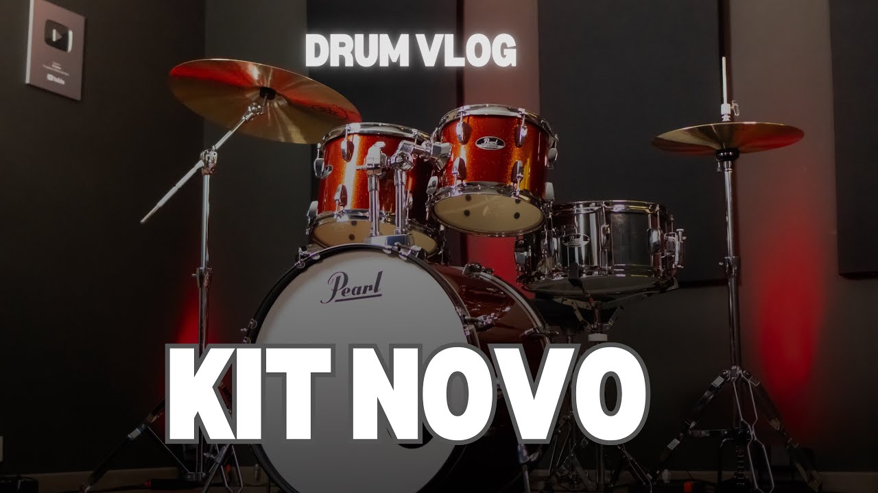 DRUM VLOG #1 | Novo Kit no Estúdio do Jotinha ☄️