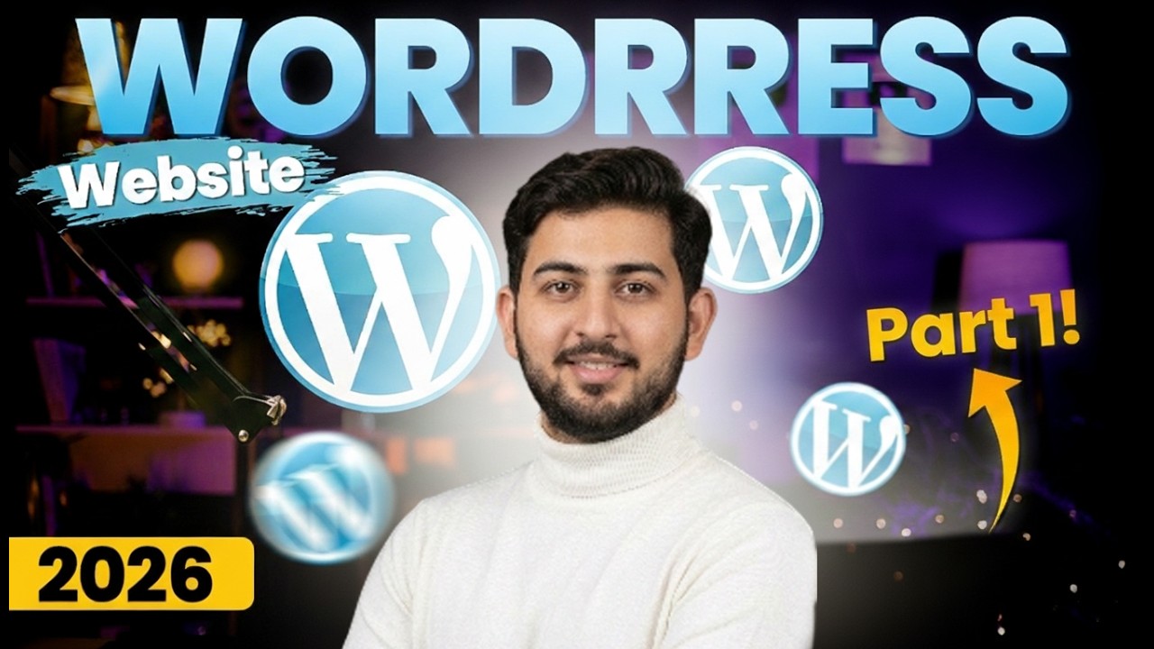 WordPress Full Course 2026 | WordPress for Beginners Step by Step Lecture 1