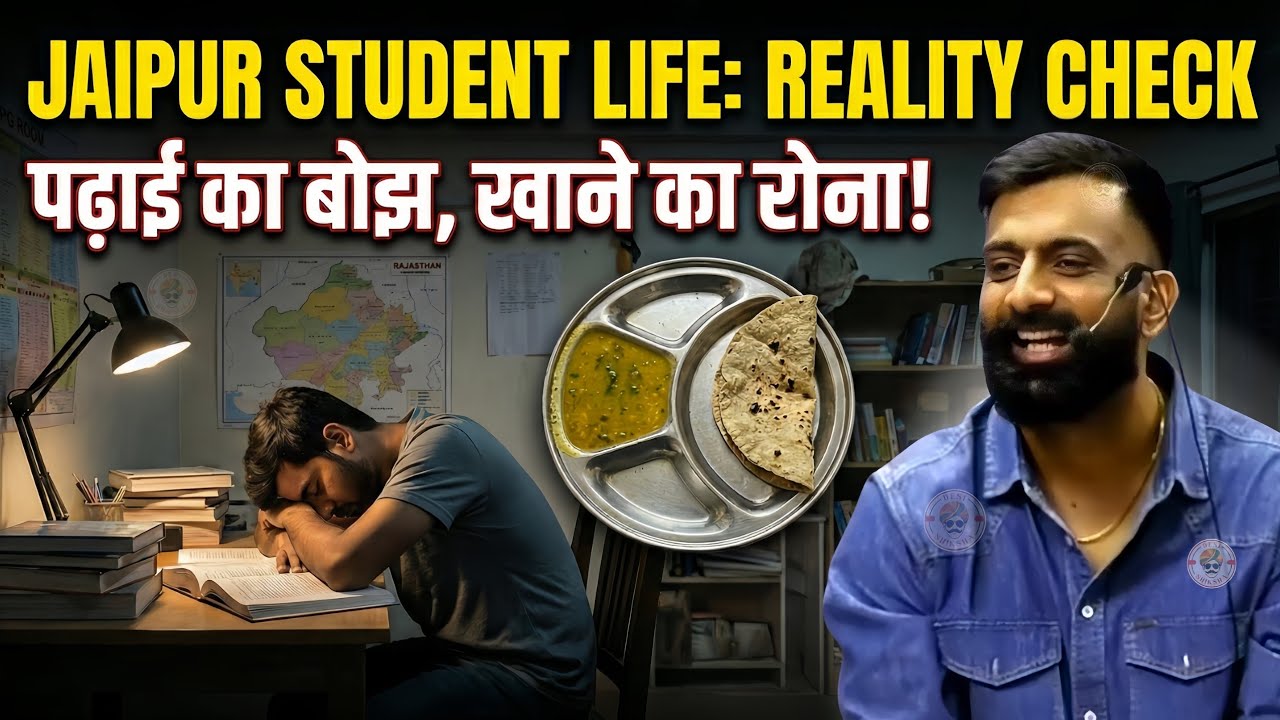जयपुर में students का जीवन | खाने का रोना और पढ़ाई का बोझ | Rajveer sir springboard | @Desi_Shiksha 