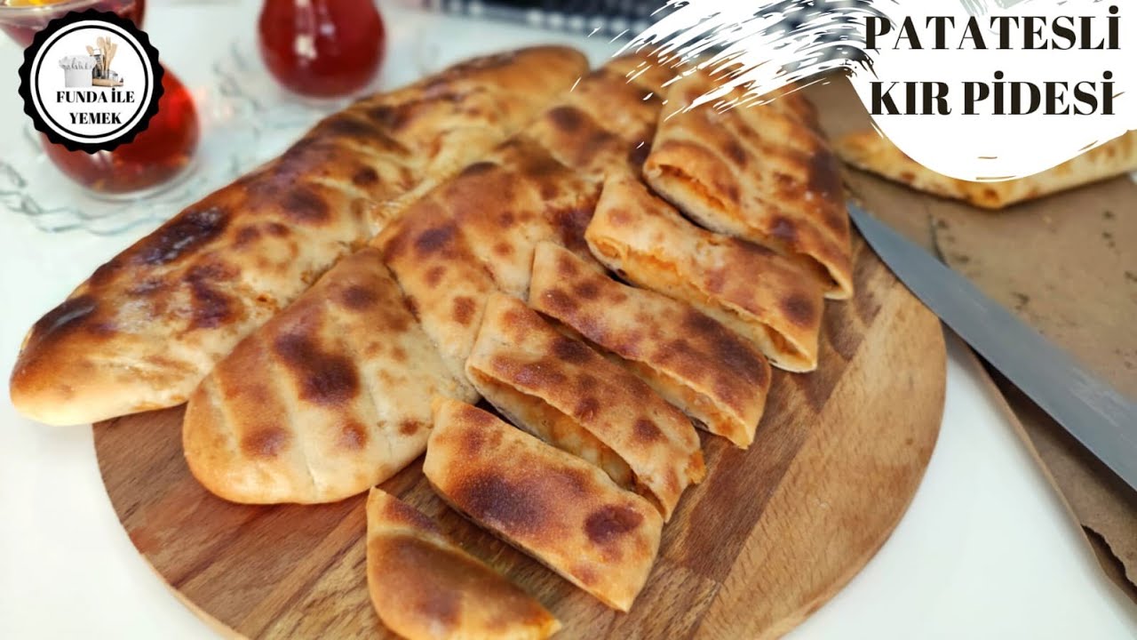 PATATESLİ KIR PİDESİ  TARİFİ / PATATESLİ KIR PİDESİ NASIL YAPILIR /pide tarifi /kır pidesi tarifi