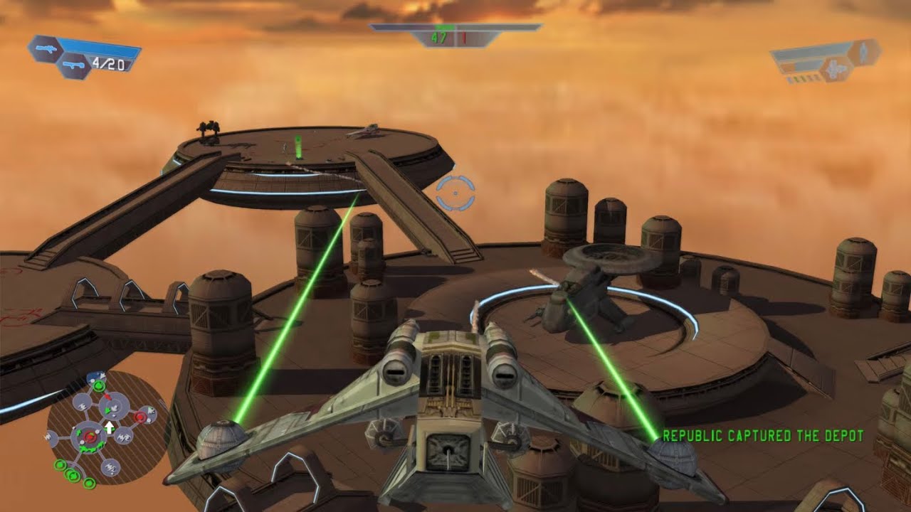 Star Wars Battlefront 2004 - Bespin platforms