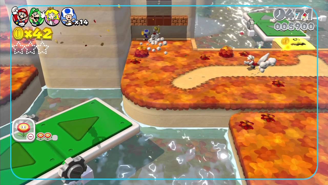 Super Mario 3D World Four-Player Playthrough - World 3