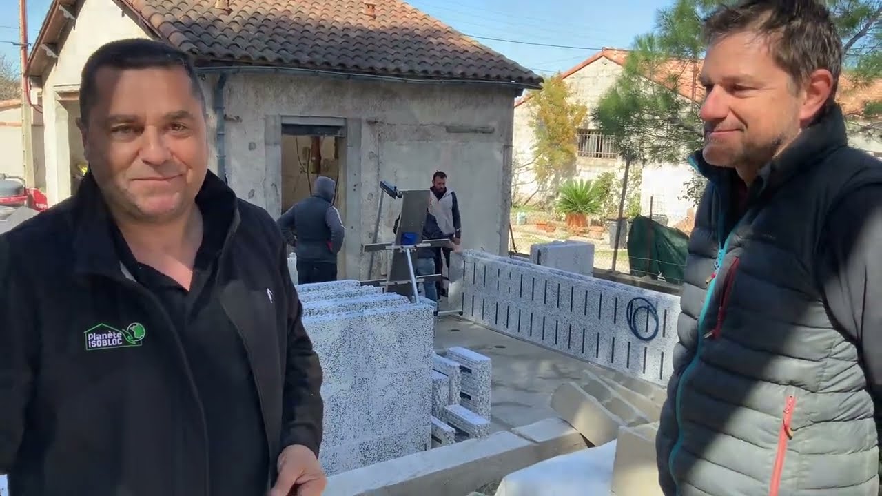 Extension & Rénovation en bloc coffrant isolant 