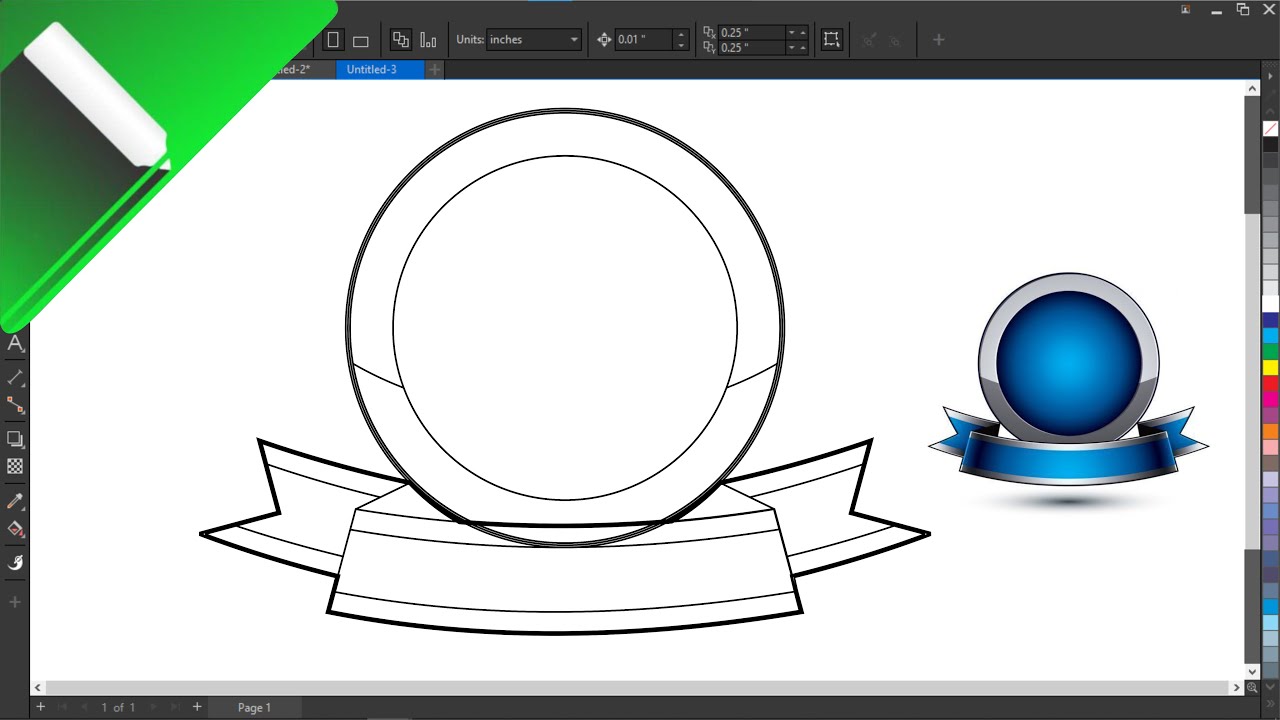 How To Create a Professional logo Design In CorelDRAW | Tips & Trciks CorelDRAW Tutorial |