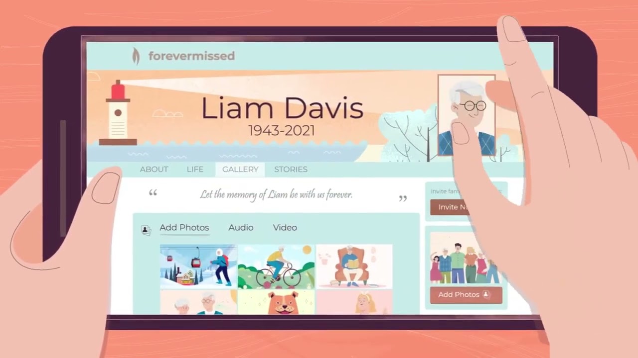 Forever Missed   online memorial website