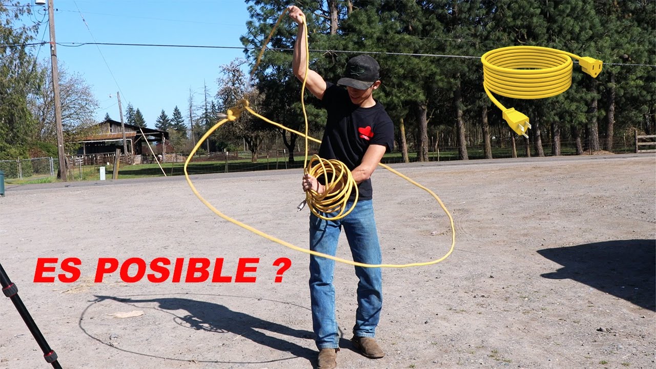 FLOREO CON UN CABLE DE EXTENSION !!!