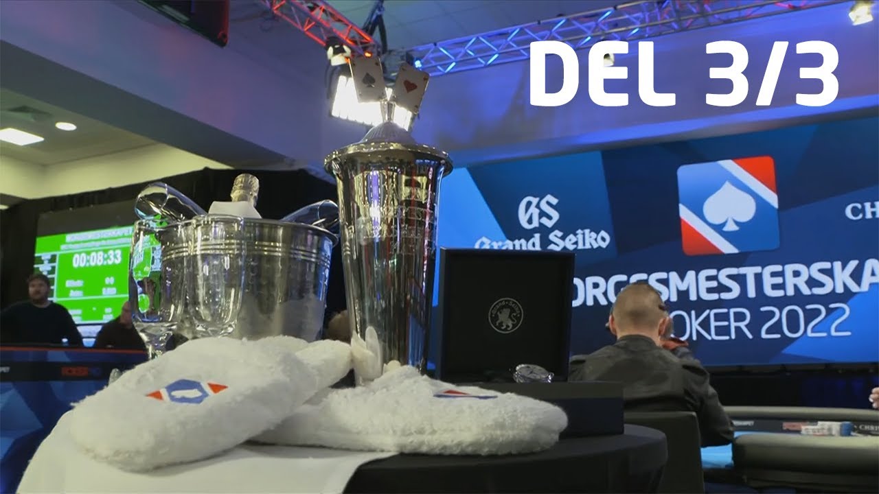Finalebordet fra Main Event - Poker NM 2022 - Del 3 av 3
